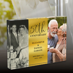 Bloque Para Fotos Aniversario dorado de bodas 50º 2