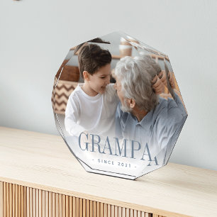 Bloque Para Fotos Año de abuelo de Grampa establecido