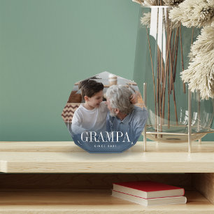 Bloque Para Fotos Año de abuelo de Grampa establecido