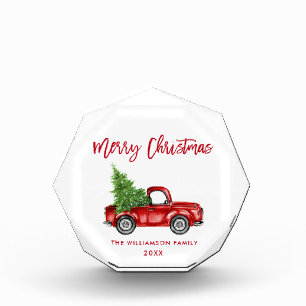 Bloque Para Fotos Año de los Navidades de camiones antiguos con esc