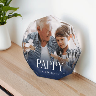 Bloque Para Fotos Año del abuelo de Pappy establecido
