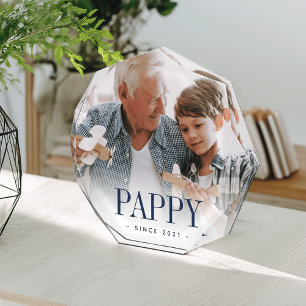 Bloque Para Fotos Año del abuelo de Pappy establecido