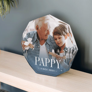 Bloque Para Fotos Año del abuelo de Pappy establecido