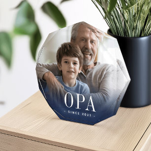 Bloque Para Fotos Año Opa Abuelo Establecido