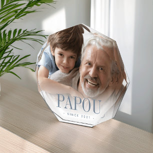 Bloque Para Fotos Año Papou establecido