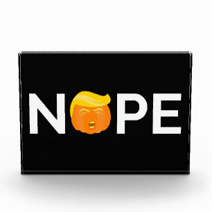 Bloque Para Fotos Anti-Trump - Nope Halloween Edition I
