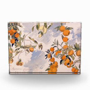 Bloque Para Fotos Árboles frutales - Edward Lear