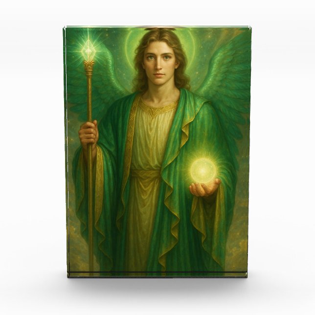 Bloque Para Fotos Archangel Raphael - Divino Sanador de la Luz (Anverso)