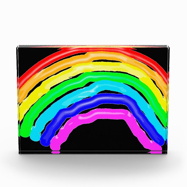 Bloque Para Fotos Arcoiris dibujado (Anverso)