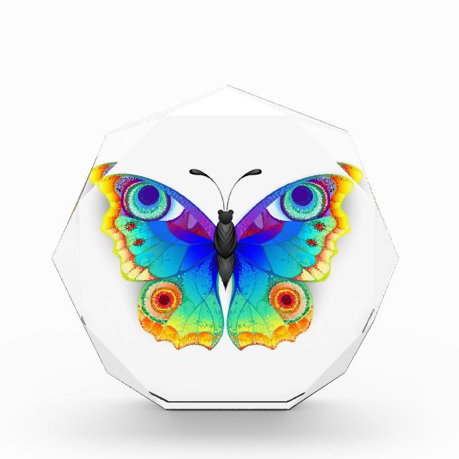 Bloque Para Fotos Arcoiris mariposa Peacock Eye (Anverso)