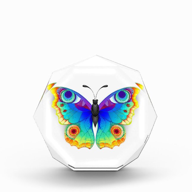 Bloque Para Fotos Arcoiris mariposa Peacock Eye (Anverso)