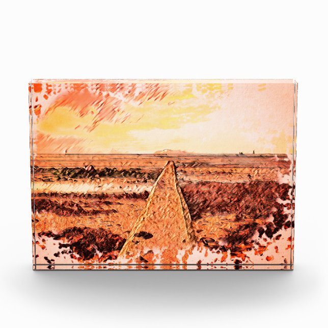 Bloque Para Fotos Ardrossan Beach Sunset, Scotland (Anverso)