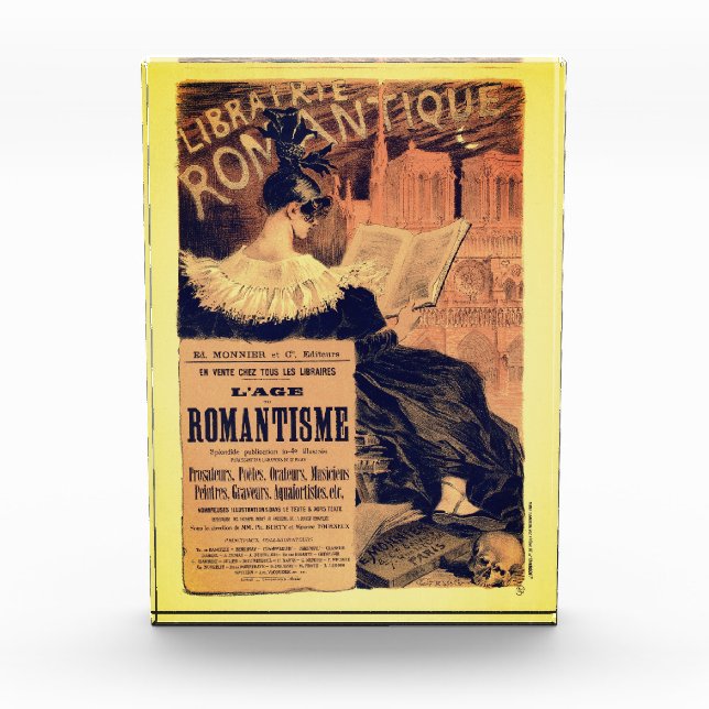 Bloque Para Fotos Art nouveau librairie gótico romántico grasset (Anverso)