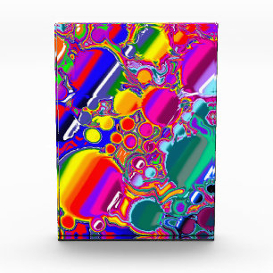 Bloque Para Fotos Arte abstracto de explosión en arco iris