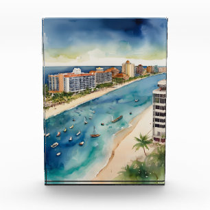 Bloque Para Fotos Arte acuático de Cancún