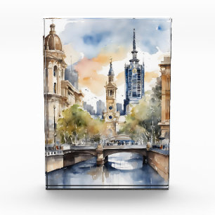 Bloque Para Fotos Arte acuático de Melbourne