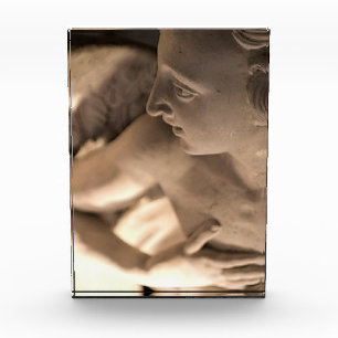 Bloque Para Fotos Arte de escultura de ángel de mármol Imprimir