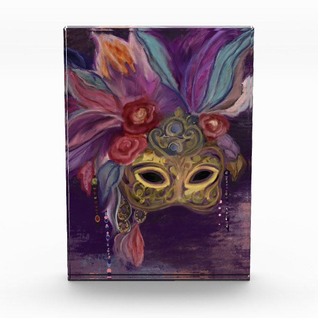 BLOQUE PARA FOTOS ARTE MASQUERADE VENICE (Anverso)