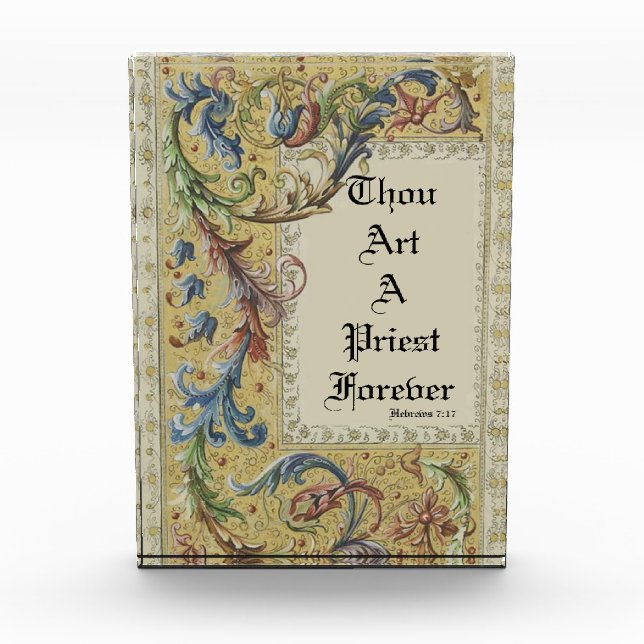 BLOQUE PARA FOTOS ARTE MEDIEVAL DEL ANIVERSARIO DE LA ORDENACIÓN DEL (Anverso)