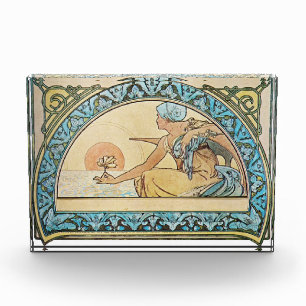 Bloque Para Fotos Atardecer Art Nouveau vintage