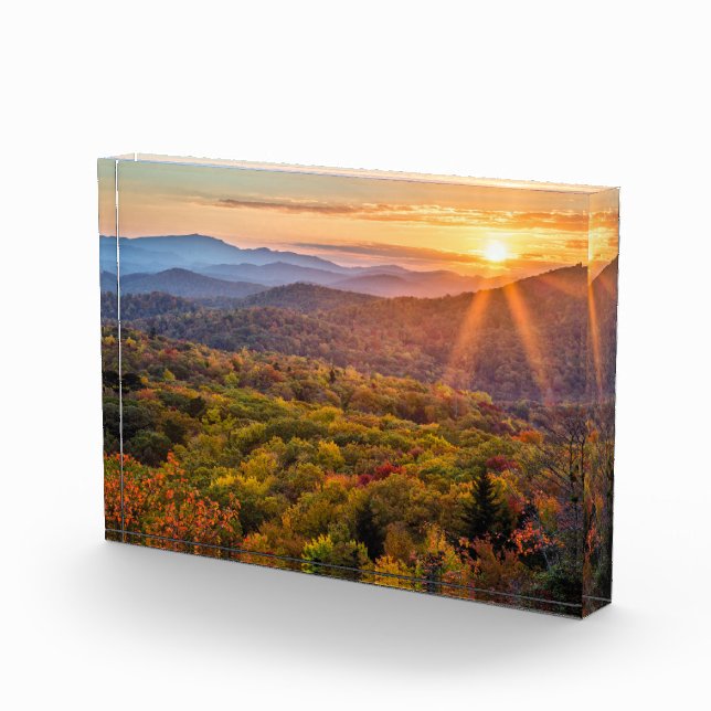 Bloque Para Fotos Atardecer de otoño desde Beacon Heights (Derecha)
