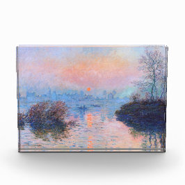 Bloque Para Fotos Atardecer en el Sena Claude Monet