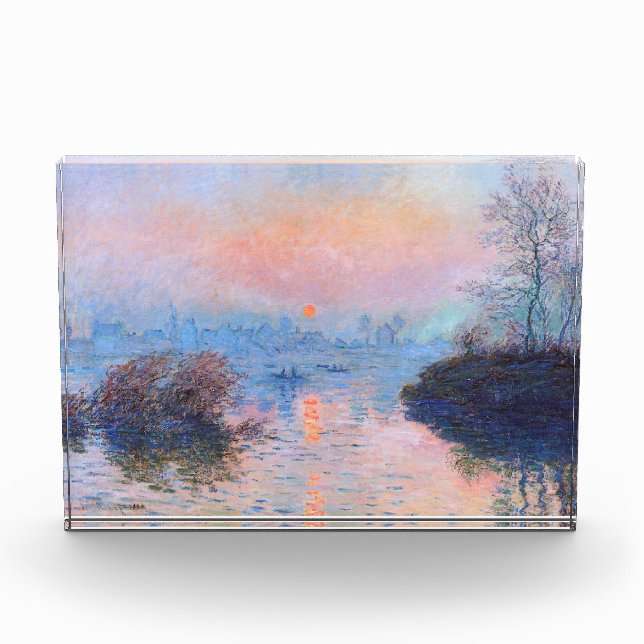 Bloque Para Fotos Atardecer en el Sena Claude Monet (Anverso)