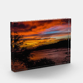 Bloque Para Fotos Atardecer en Praia, Cabo Verde