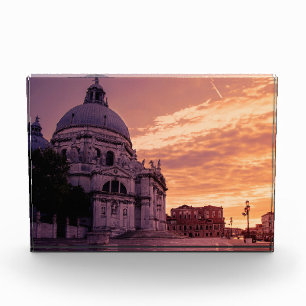 Bloque Para Fotos Atardecer sobre la Basílica de Venecia