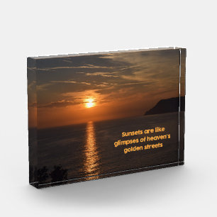 Bloque Para Fotos Atardeceres como atisbos de las calles doradas del