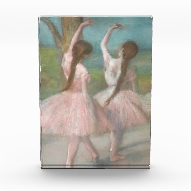 Bloque Para Fotos Bailarinas de Rosa Edgar Degas (Anverso)