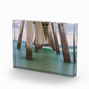 Bloque Para Fotos Bajo el muelle Navarre Beach