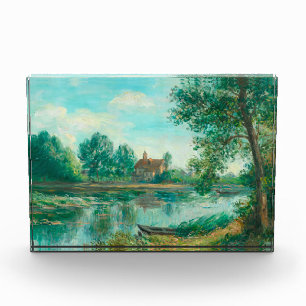 Bloque Para Fotos Bandas del Loing en Saint-Mammès Alfred Sisley