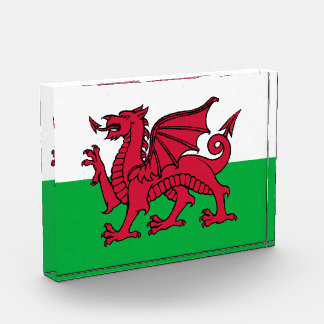 Bloque Para Fotos Bandera Celta del Dragón Rojo de Gales & Galés
