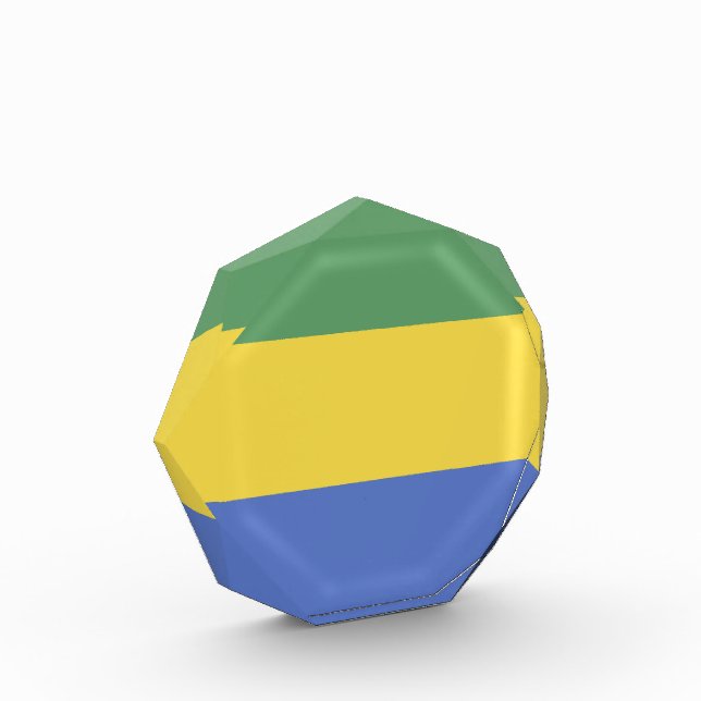 Bloque Para Fotos Bandera de Gabón (Izquierda)