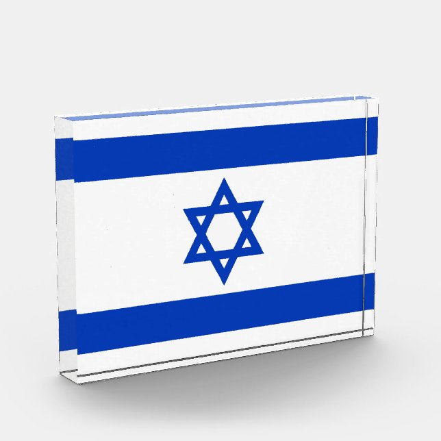 Bloque Para Fotos Bandera de Israel (Izquierda)