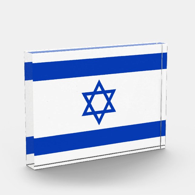 Bloque Para Fotos Bandera de Israel (Izquierda)