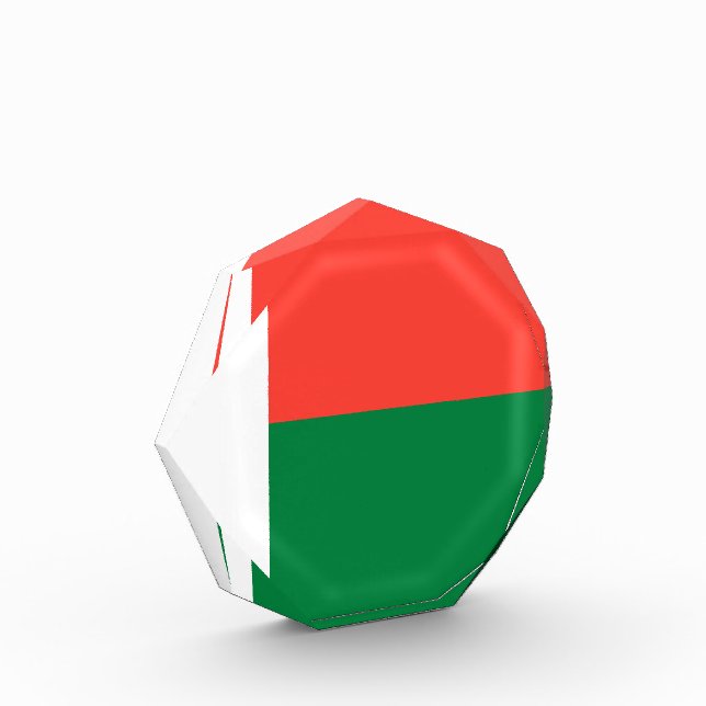 Bloque Para Fotos Bandera de Madagascar (Izquierda)