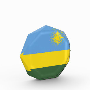 Bloque Para Fotos Bandera de Ruanda