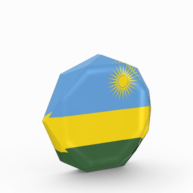 Bloque Para Fotos Bandera de Ruanda (Izquierda)