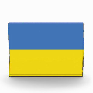 Bloque Para Fotos Bandera de Ucrania, ucraniano Slava Ukraini Слава 