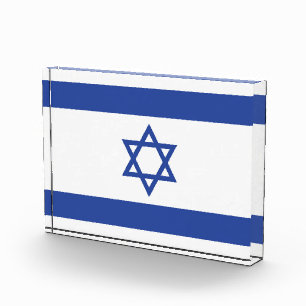 Bloque Para Fotos Bandera del Estado de Israel, Estrella de David Ju