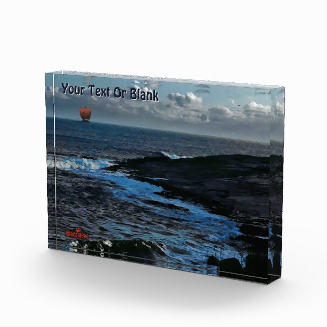 Bloque Para Fotos Barco vikingo de Wick Bay (Derecha)