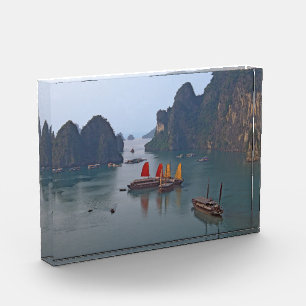 Bloque Para Fotos Barcos de vela en la bahía de Ha Long - Vietnam, A