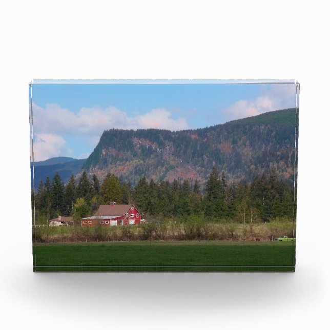 Bloque Para Fotos Barn Rojo y Enumclaw (Anverso)