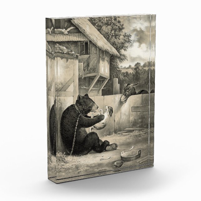 Bloque Para Fotos Beard - Bear, Dog and Donkey (Izquierda)