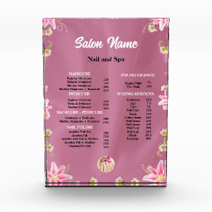 Bloque Para Fotos Beauty Nail Salon Price List