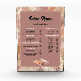 Bloque Para Fotos Beauty Nail Salon Price List Marble