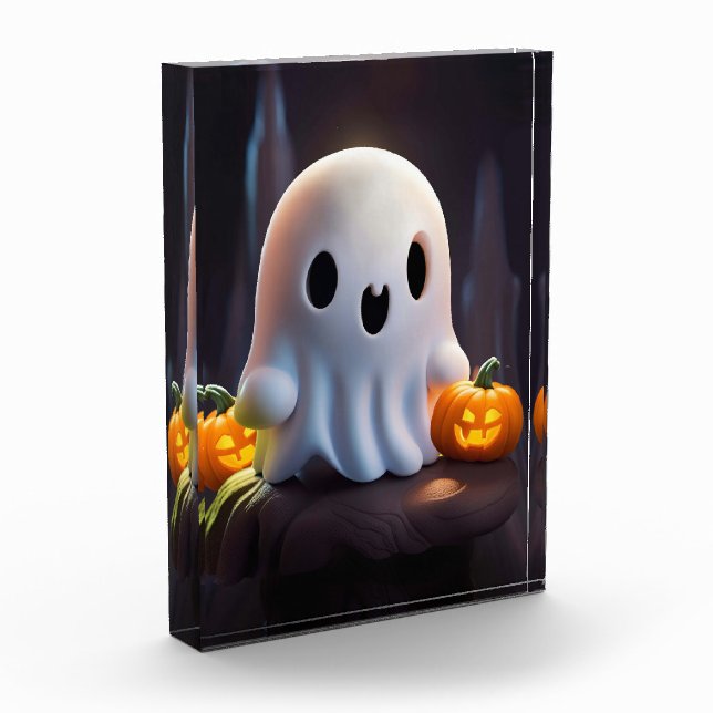 Bloque Para Fotos Bebé Fantasma Típico personaje de Halloween (Izquierda)