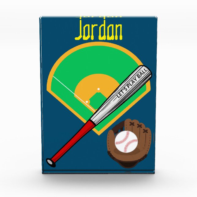 Bloque Para Fotos Béisbol "Juguemos a la pelota" (Anverso)